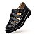 Sandália Masculina Em Couro Legitimo Comfort Plus - CS363 Preta - Imagem 6