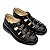 Sandália Masculina Em Couro Legitimo Comfort Plus - CS363 Preta - Imagem 5