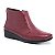 Bota Feminina Cano Curto De Couro Legitimo Comfort - 10001 Acerola - Imagem 3