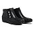 Bota Feminina Cano Curto De Couro Legitimo Comfort - 10019 Preta - Imagem 1