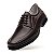 Sapato Masculino De Couro Legítimo Comfort - 001S Café - Imagem 5