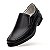 Sapato Masculino De Couro Legítimo Comfort - 008S Preto - Imagem 5