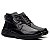 Bota Masculina De Couro Legitimo Comfort Shoes - CS83 Preta - Imagem 1