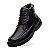 Bota Masculina De Couro Legitimo Comfort Shoes - CS83 Preta - Imagem 4