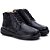 Bota Masculina De Couro Legitimo Comfort - 8003 Preto - Imagem 1