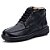 Bota Masculina De Couro Legitimo Comfort - 8003 Preto - Imagem 2