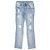 Calça Juvenil Look Jeans Puídos Jeans - Imagem 1