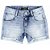 Shorts Juvenil Look Jeans Barra Desfiada Jeans - Imagem 1