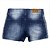 Shorts PopStar Detalhe Jeans - Imagem 2