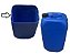 LIXEIRA PLASTICA DE BOMBONA AZUL 30L - Imagem 1