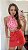 SAIA CURTA BOXER COLOR LARANJA MORENA ROSA - Imagem 2