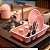 Escorredor De Louças Pratos Talheres E Copos Plástico Vazado UZ Rosa - Imagem 2