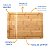 Tábua de Bambu para Churrasco Risco Design Retangular OIKOS 32cm x 24xm - Grande - Imagem 9