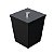 Kit 2 Lixeiras Para Banheiro Cozinha 6,5L Black Premium - Imagem 4
