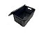 Caixa Organizadora Rattan Retangular Preta 29x20x13cm - Imagem 1
