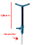 Aspersor Rotativo Para Irrigação Altura 1,00cm - Kit 6 Unid - Imagem 2