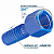 Adaptador de Rosca Interna 3/4 Azul Kit 10 Unid - Imagem 3
