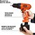 PARAFUSADEIRA 3/8" CD961 9.6V BLACKDECKER BIVOLT - Imagem 5
