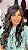 WIG BRENDA PRETA COM MECHAS - Imagem 1