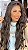 LACE SEREIA CASTANHO COM MECHAS TOPO 13X2 - Imagem 2