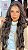 LACE SEREIA CASTANHO COM MECHAS TOPO 13X2 - Imagem 1