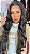 LACE SEREIA CASTANHO ESCURO COM MECHAS TOPO 13X2 - Imagem 4