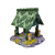 Enfeite Cabana Bambu Verde - Imagem 1