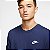 Camiseta Nike  Masculina Sportswear Club - Azul  AR4997 - Imagem 3