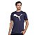 Camiseta Puma Masculina Active Big Logo Azul Marinho - Imagem 1