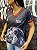 Camiseta Feminina Carinha Das Marcas - Cinza Chumbo - Imagem 2