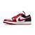Tênis Nike Feminino  Air Jordan 1 Low 'White Gym Red' -  Branco + vermelho - Imagem 2