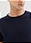 Camiseta Hering Masculina slim em ribana orla -Azul Marinho - Imagem 2