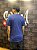 Camiseta Nike Masculina Sportswear- Azul  marinho HF0479 - Imagem 3