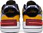 Tênis Nike Feminino Air Force 1 Shadow  "Dark Sulfur" - Preto + amarelo D06114 - Imagem 4