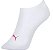 Meia Puma Feminina Sapatilha Esportiva -Kit com 3 pares-  Branca/ preta 34 a 39 - Imagem 3