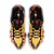 Tênis Nike Masculino Shox TL "Sunrise"- Laranja AV3595 - Imagem 3