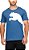 Camiseta Puma Masculina Logo Tee Crew- Azul - Imagem 1