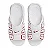 Chinelo Nike Masculino slide Air More Uptempo- Branco + vermelho - Imagem 1