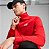 Agasalho Puma Masculino Ess Poly Suit- Vermelho/preto - Imagem 3