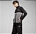 Agasalho Puma Masculino Poly Colorblock- Preto/cinza - Imagem 3