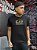 Camiseta Emporio Armanio- Preta/dourada 7VPT77 - Imagem 1