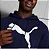 Moletom Puma Masculino Big Cat Logo Hoodie- Azul Marinho - Imagem 2