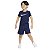 Conjunto Nike Infantil French Terry Club - Azul Marinho 76M292 - Imagem 1