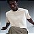 Camiseta Nike  Masculina Loose Fit Sportswear Premium- Creme HQ9238 - Imagem 2
