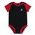 Kit Body Nike Baby Jordan Brooklyn Essential - Vermelho/preto/ cinza ( 3 unidades) - Imagem 4