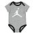Kit Body Nike Baby Jordan Brooklyn Essential - Vermelho/preto/ cinza ( 3 unidades) - Imagem 5
