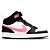 Tênis Nike  Feminino Court Borough Mid 2 - Branco/preto/rosa CD7782 - Imagem 1