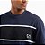 Camiseta Masculina EA7 Emporio Armani Crew Neck- Azul marinho/preta - Imagem 2