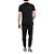 Camiseta Masculina EA7 Emporio Armani Jersey - Preta - Imagem 3