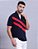 Polo Tommy Hilfiger Masculina Banner Stripe - Azul Marinho - Imagem 3